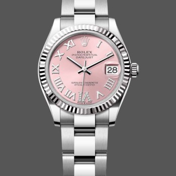 Super Clone Men's Rolex Datejust 41-M126333 0005, Black Diamond Dial, Men’s Black