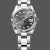 Super Clone Women's Rolex Datejust 31-278274, Fluted Bezel, Grey Diamond Dial, Women’s Grey Dial
