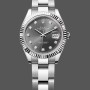 Super Clone Women's Rolex Datejust 31-278274, Fluted Bezel, Grey Diamond Dial, Women’s Grey Dial