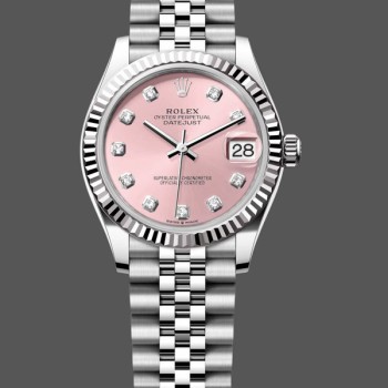 Super Clone Women's Rolex Datejust 31-278274 0032, Pink Dial, Diamonds, Jubilee, Women’s Pink