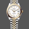 Super Clone Women's Rolex Datejust 31mm Yellow Gold White Roman Dial Women's  - M278243 0002 White Dial
