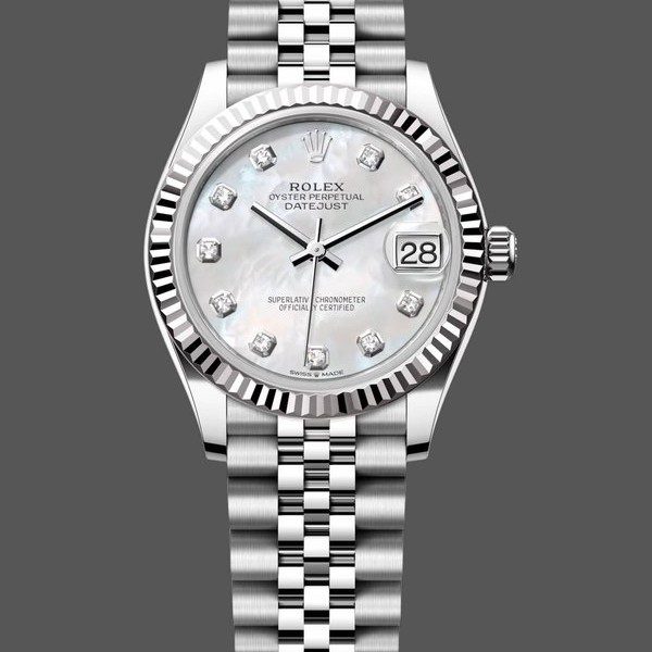 Super Clone Unisex's Rolex Day Date 36-118138, Solid 18K Yellow Gold, White Roman Dial White