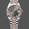 Super Clone Women's Rolex Datejust 31-278271 0018, Two‑Tone, Fluted Slate Dial, Jubilee, Slate