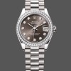Super Clone Women's Rolex Datejust 31mm White Gold Dark Grey Dial Women's  - M278289RBR 0006 Dark Grey Dial