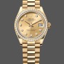 Super Clone Women's Rolex Datejust 31mm Champagne Yellow Gold Dial 278288RBR 0005 Women's Champagne Dial