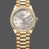 Super Clone Women's Rolex Datejust 31-M278288RBR 0028, Yellow Gold, Silver Diamond Dial, Diamond Bezel, Women’s Silver Dial