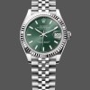 Super Clone Unisex's Rolex Day Date 36-118138 0003, Solid 18K Yellow Gold, Green Dial Green