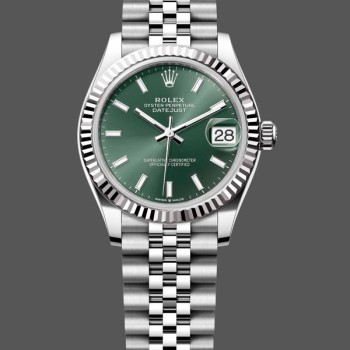 Super Clone Unisex's Rolex Day Date 36-118138 0003, Solid 18K Yellow Gold, Green Dial Green