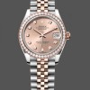 Super Clone Women's Rolex Datejust 31-278381RBR 0024, Stainless Steel & Rose Gold, Rose Diamond Dial, Jubilee, Rose colour set with diamonds