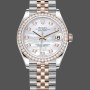Super Clone Women's Rolex Datejust 31-278381RBR, 31mm, Stainless Steel & Rose Gold, MOP Diamond, Jubilee Mop