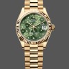 Super Clone Men's Rolex Daytona-PVD Ceramic Bezel, GET Best Edition, Green Rubber Strap Skeleton Dial