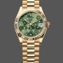 Super Clone Men's Rolex Daytona-PVD Ceramic Bezel, GET Best Edition, Green Rubber Strap Skeleton Dial