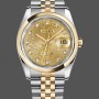 Super Clone Women's Rolex Datejust 36-116203 0173, Champagne Diamond, Women’s Champagne Dial