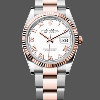 Super Clone Men's Rolex Datejust 41-126333 0018, 41mm, White Mother‑of‑Pearl, Diamond Dial, Men’s MOP