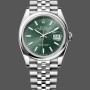 Super Clone Women's Rolex Datejust 36-M126200‑0023, Stainless Steel, Mint Green Dial, Jubilee, Green Dial