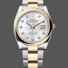 Super Clone Women's Rolex Datejust 36 Steel & Yellow Gold MOP Diamond Dial M126203 MOP Dial