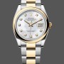 Super Clone Women's Rolex Datejust 36 Steel & Yellow Gold MOP Diamond Dial M126203 MOP Dial