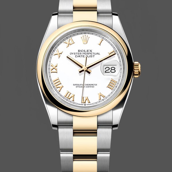 Super Clone Men's Rolex Oyster Perpetual 41-124300 0001, Smooth Bezel, Oyster Bracelet, Silver Dial, Silver