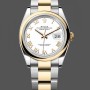 Super Clone Men's Rolex Oyster Perpetual 41-124300 0001, Smooth Bezel, Oyster Bracelet, Silver Dial, Silver
