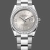 Super Clone Women's Rolex Datejust 36-m126284rbr 0022, Stainless Steel, Silver Roman Dial, Oyster, Silver Dial