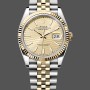 Super Clone Unisex's Rolex Explorer 36-M124273 0001, Black Dial, Yellow Gold, Women’s Black Dial