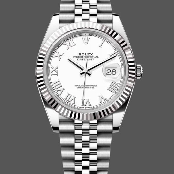 Super Clone Women's Rolex Datejust 31-m278278 0046, 31mm, Yellow Gold, Olive Green Floral, President Green