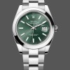 Super Clone Men's Rolex Datejust 41-m126300 0019, Green Stick Dial, Oyster, Men’s Green Dial