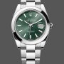Super Clone Men's Rolex Datejust 41-m126300 0019, Green Stick Dial, Oyster, Men’s Green Dial