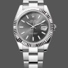 Super Clone Men's Rolex Datejust 41-m126331 0016, Everose Gold, Oystersteel, Grey Dial Grey Dial