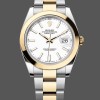 Super Clone Men's Rolex Datejust 41-m126303, Two-Tone, White Dial, Men’s White Dial