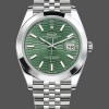 Super Clone Men's Rolex Datejust 41 Mint Green Dial Stainless Steel 126300 Men's Green Dial