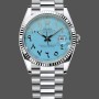 Super Clone Men's Rolex Datejust 41MM Ice Blue Dial with Fluted Bezel 126334 Ice Blue Dial
