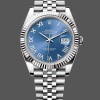 Super Clone Men's Rolex Day Date 40-M228236 0003, Platinum, Black Dial, Men’s Black