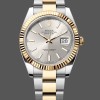 Super Clone Men's Rolex Datejust 41-126333, Golden Fluted Motif, Champagne Dial Champagne Dial