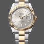 Super Clone Men's Rolex Datejust 41-126333, Golden Fluted Motif, Champagne Dial Champagne Dial