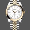 Super Clone Men's Rolex Datejust 41mm Stainless Steel Yellow Gold M126303 0016 Men's White Dial