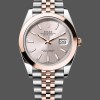 Super Clone Unisex's Rolex Datejust 41mm Men's-126301 0010-Rose Gold-Sundust Index Dial Sundust