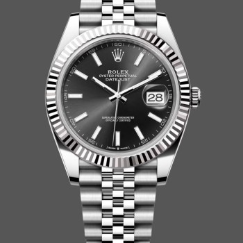 Super Clone Men's Rolex Datejust 41-126333 0017, Steel & Yellow Gold, White MOP Diamond Dial, Oyster MOP