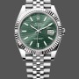 Super Clone Men's Rolex Datejust 41mm Stainless Steel Mint Green Dial - 126334 0030 Green Dial