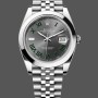 Super Clone Men's Rolex Datejust 41-m126300 0014, Stainless Steel, Slate Roman Dial, Jubilee Grey Dial