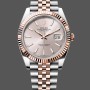 Super Clone Men's Rolex Datejust 41-126331 0010, Two‑Tone, Rose Gold, Jubilee Band, Sundust Index Dial Sundust Dial