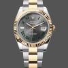 Super Clone Men's Rolex Datejust-m126333 0019, 41mm, Grey Two-Tone, Men’s Grey Dial