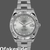 Super Clone Men's Rolex Datejust II 41mm Men's-116334-Silver Diamond Dial Silver Diamond