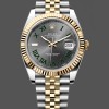 Super Clone Unisex's Rolex Day Date 36-m128396TBR 0024, 36mm, Bright Blue Diamond‑Set Dial, Diamond‑Set Bezel, Blue