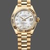 Super Clone Women's Rolex Datejust-m279178 0025, 28mm, Yellow Gold, Mother‑of‑Pearl Dial, Fluted Bezel, Lady MOP
