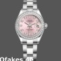 Super Clone Women's Rolex Datejust 28mm Women's-279384RBR PDO-Pink Diamond Dial-Oyster Bracelet Pink