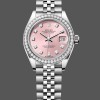 Super Clone Women's Rolex Datejust 28mm Women's-m279384rbr 0003-Steel & White Gold-Pink Dial Pink Dial