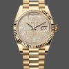 Super Clone Men's Rolex Datejust 41-126333 0014, Gold & Steel, Black Dial, Men’s Black