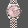 Super Clone Women's Rolex Lady Datejust 31-279171 0023, Two-Tone, Fluted, Rose Jubilee, Women’s Pink Dial