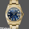 Super Clone Unisex's Rolex Day-Date 36mm Unisex-118208-Blue Diamond Dial Blue